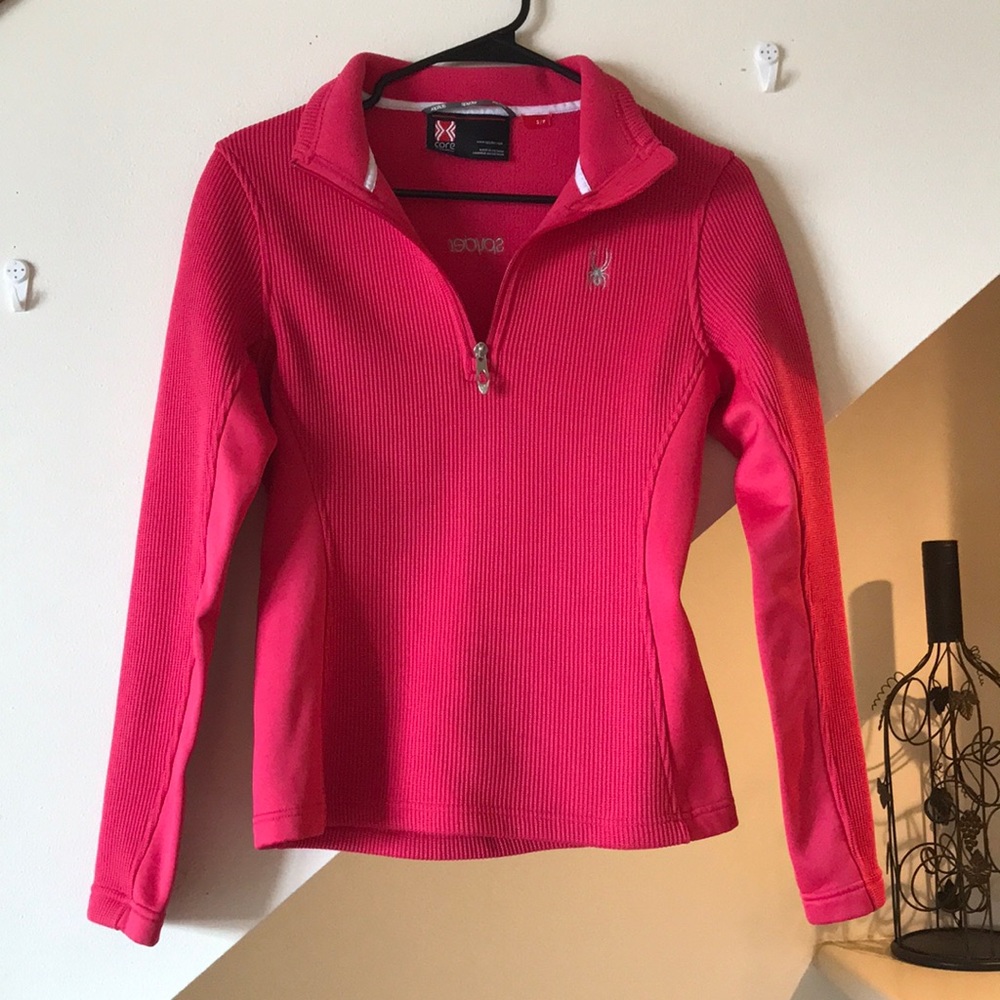Small Pink Spyder Sweater